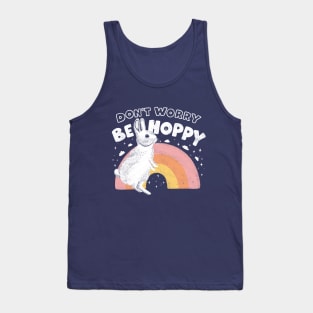 Don't Worry Be Hoppy - Bunny/Rabbit Tank Top